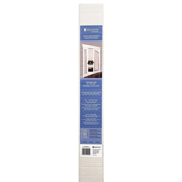 Renin Pocket Door Frame Kit, 36 in W, 80 in H, Commercial Grade